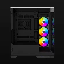 Gabinete Ocelot Gaming Glass Hunter 3 Psu No, Negro